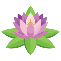 lotus flower vector illustration