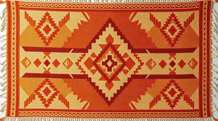 Boho Geometric Tapestry Mockup for Wall Decor