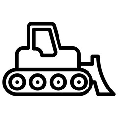 Bulldozer Icon