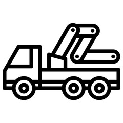 Concrete Pump Icon