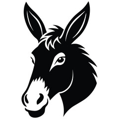 Donkey Outline Art – Modern and Stylish Graphic Design