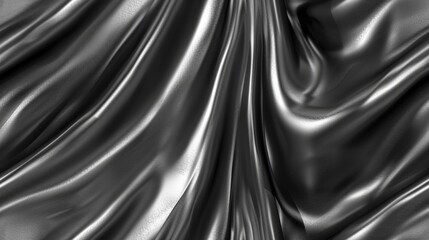 Fototapeta premium Curvy waves of vibrant color flow seamlessly, creating an engaging display that draws the eye and invites exploration of the dynamic forms.