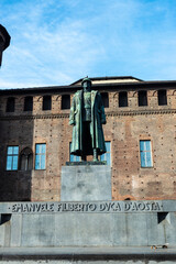 Monument of Emanuele Filiberto Duca D Aosta, Turin, Italy