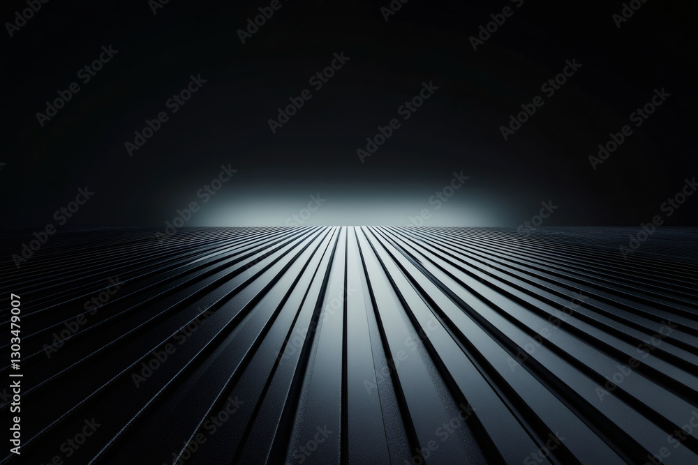 Poster abstract lines of perspective: a minimalist composition. clean lines and subtle gradations of light 
