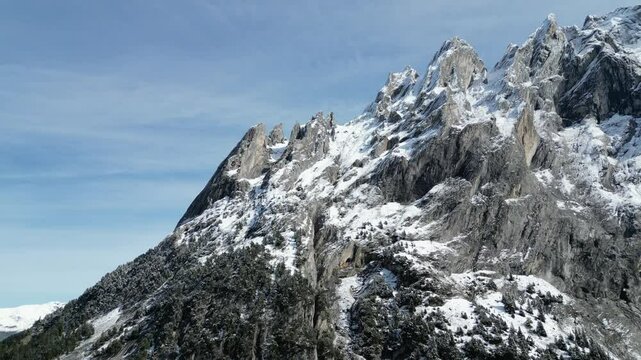 Glacier in the mountains of Switzerland (Hasliberg)