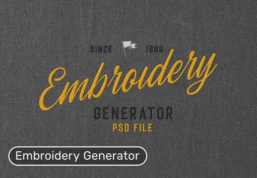 Embroidery Generator