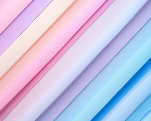 Fototapeta premium Charming close-up of soft pastel striped patterns for versatile commercial use.