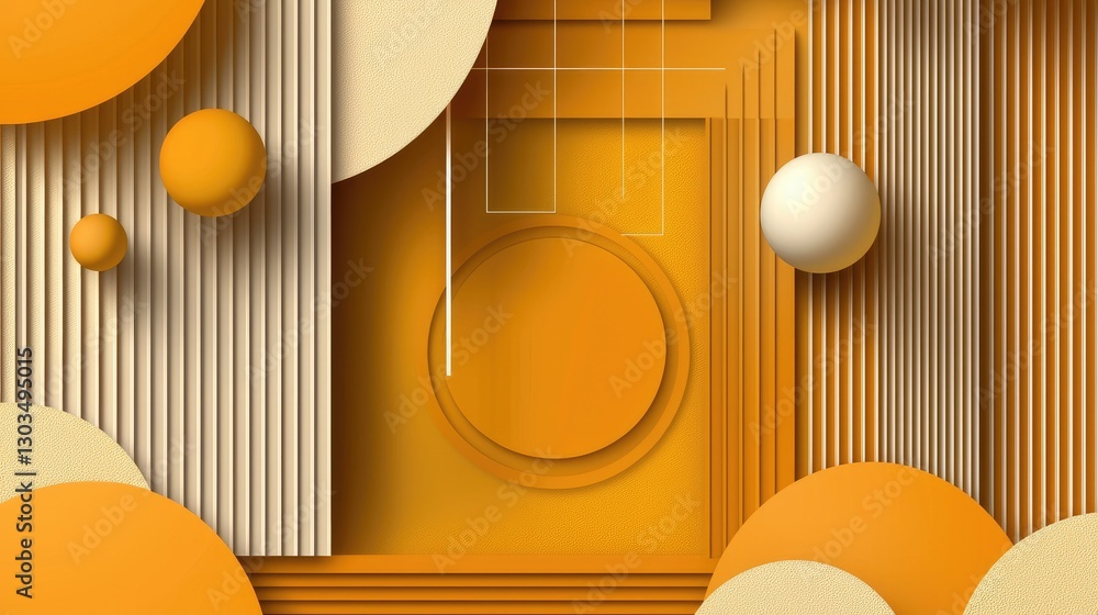Poster minimalist yellow gradient background with subtle, artistic patterns and smooth blending.