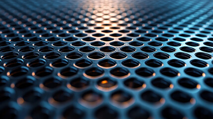 Close-up view of palladium-coated automotive catalytic converter showcasing intricate honeycomb structure with metallic reflections