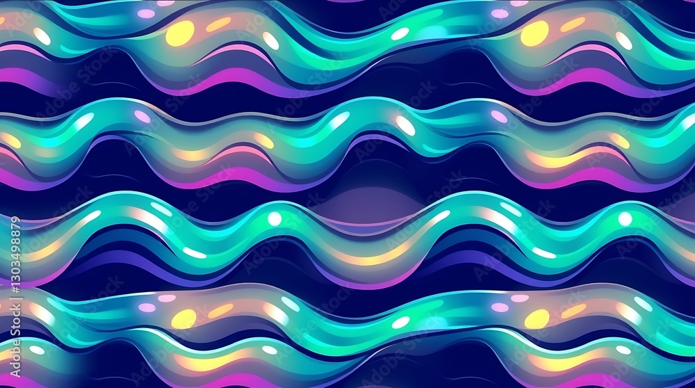 Poster liquid swirls: a mesmerizing pattern of colorful liquid swirls creating a fluid, dynamic, and abstra