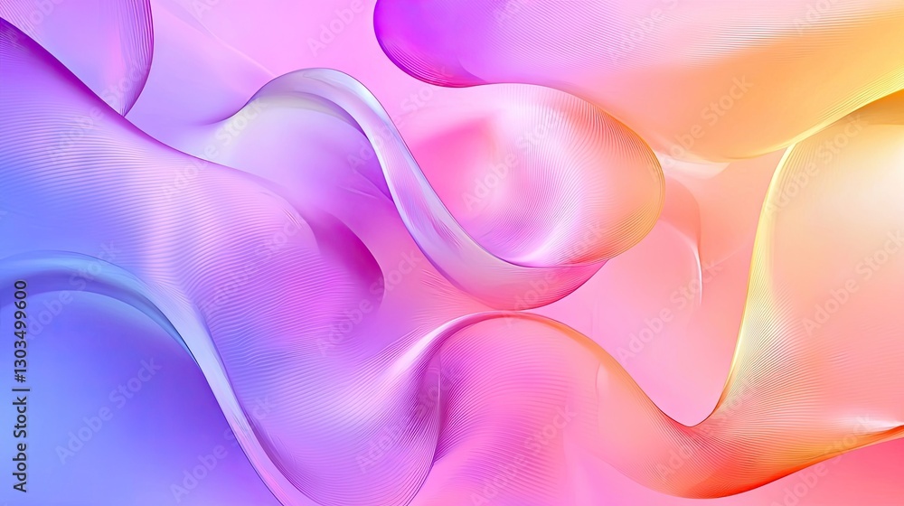Poster smooth purple gradient background with subtle textures, creating a luxurious and stylish effect.