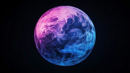 farbenfrohe bunte Kugel mesmerizing swirl of vibrant liquid colors contained within a translucent sphere dynamic movement