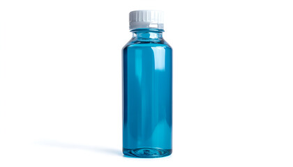 Plastic bottle of water isolated on white background