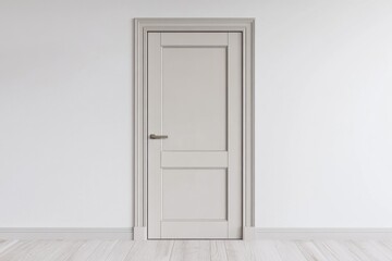 Modern minimalist door design in a bright interior space showcasing clean lines and neutral tones perfect for contemporary home aesthetics