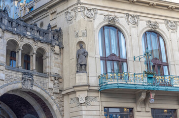 facade of a building