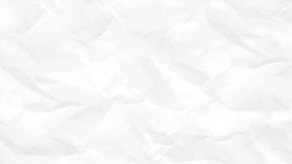 Obraz premium Wrinkled white paper texture with soft creases and folds, ideal for backgrounds. white crumpled paper texture background texture