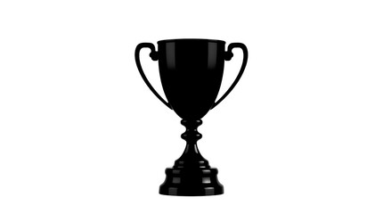 Photo of black silhouette trophy cup isolated on transparent background.png