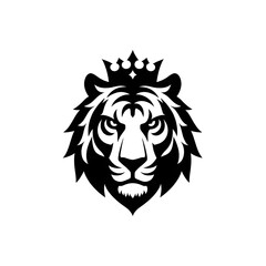 Obraz premium lion head mascot logo