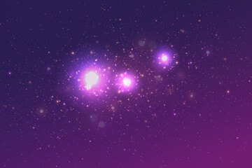 Fototapeta premium Magic abstract light background, sparkle of light and explosion of dust particles.