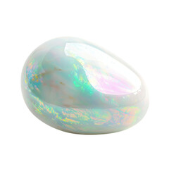 Ultrarealistic UHD photo of White Opal on white background
