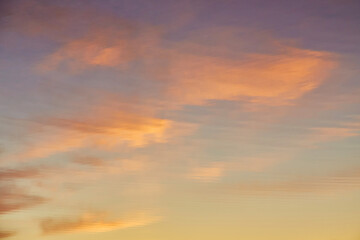 Golden Clouds Reflected in Water