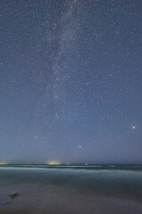 Milky Way Over Coastal Waters