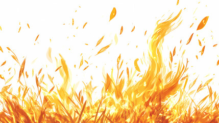 A large fire spreading across the entire frame