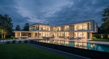 Obraz premium house on the hill