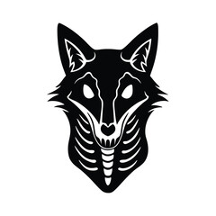 wolf head vector illustration