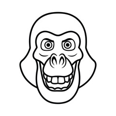 cartoon skull face