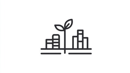 Obraz premium Growth of city, business, investment