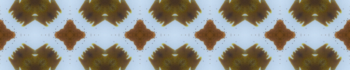 Colored Seamless Pattern. Rainbow Peruvian Tile.