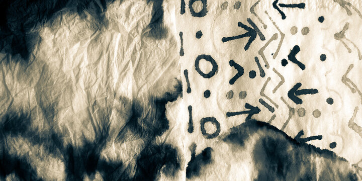 Modern Geometric. Vintage Hand Drawn Pattern.