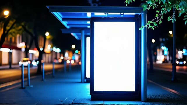 Realistic High-Quality Light Box Mockup &ndash; Perfect for Branding & Advertising