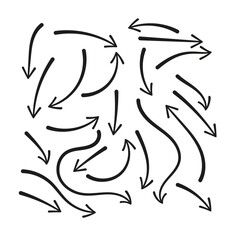 Curved and Straight Arrow Set