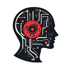 Obraz premium Impact of logo the design modern ai on