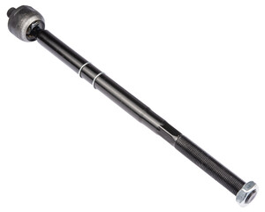 New auto parts, tie rod on a white background. Car Suspension Repair