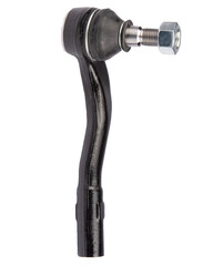 terminal, bushing, ball joint, spare part for car on white background