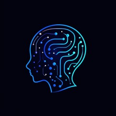 Innovations design logo digital ai in