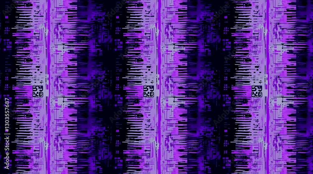 Poster abstract purple pattern: a digitally crafted, eye-catching abstract pattern in varying shades of pur