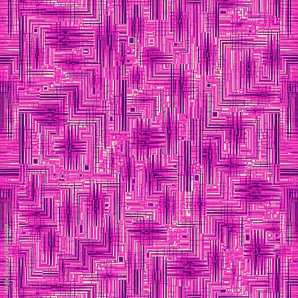 Poster abstract purple lines: an abstract pattern of pink and purple lines intricately woven, creating a vi