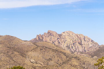 Chiricahua National monument, Chief Cochise head seen while hiking in Arizona