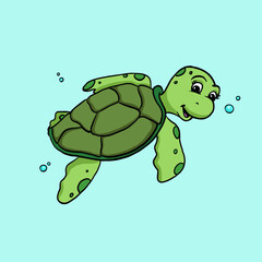 Tortuga marina infantil