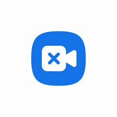 remove video icon sign vector