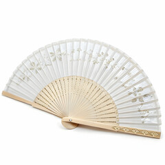 hand fan against white background
