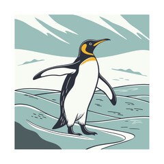 Penguins are flightless seabirds that live primarily in the Southern Hemisphere, especially in Antarctica. They have streamlined bodies, flipper-like wings for swimming, and thick layers of fat .