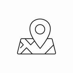 map spot icon sign vector