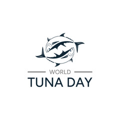World Tuna Day Vector illustration. Logo, icon, vector design