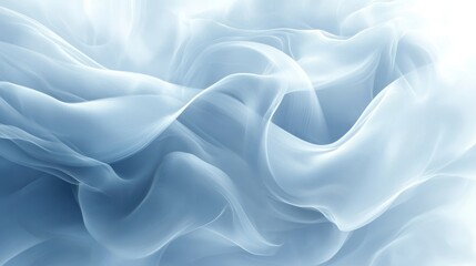 Obraz premium Ethereal Blue Waves Abstract Fluid Art, backgrounds , textures