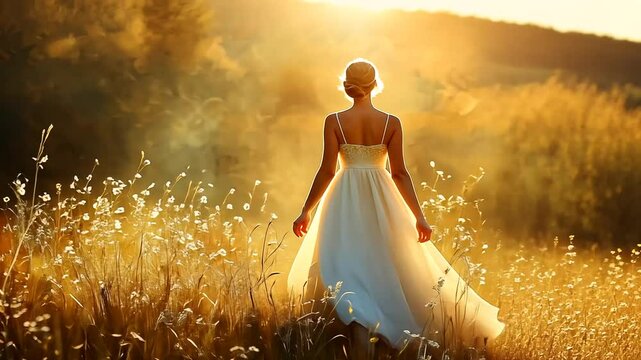 A gentle zephyr dances through an open meadow, creating serenity